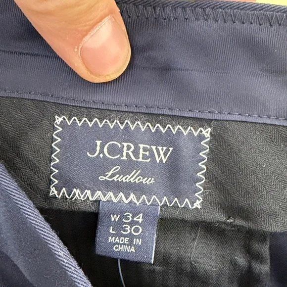 J. Crew Men's Classic Navy Dress Pants